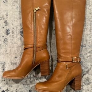 Micheal Kors tall leather boots